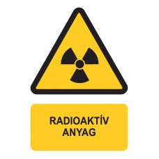 Figyelmeztető jelzések - Radioaktív anyag